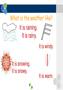六年级下Module3 unit1 The sun is shining。