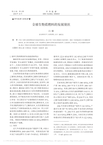 全球生物质燃料的发展现状