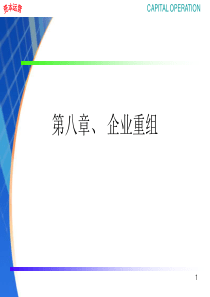章8章、企业资产重组