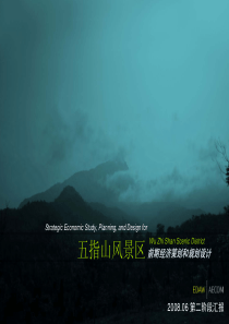 X年海南五指山风景区前期经济策划和规划设计