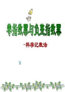 6.4零指数幂与负整指数幂(科学计数法)