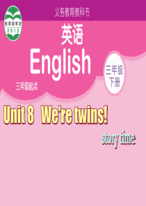 译林版3B-Unit8-Were-twins!