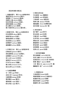英语单词及语法108个顺口溜(便于打印)