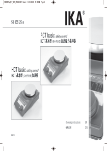IKA-RCT基本型-加热磁力搅拌器使用说明