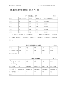 GPS控制测量各种规范限差