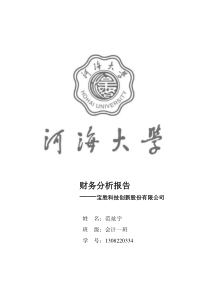 财务分析报告——宝胜科技创新股份有限公司