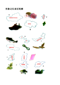 形象记忆省区轮廓