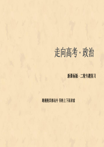 【状元之路——高考政治总复习专题】【专题6】发展社会主义民主政治