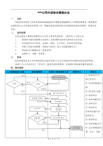 外训管理办法