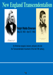 美国文学课件Ralph-Waldo-Emerson