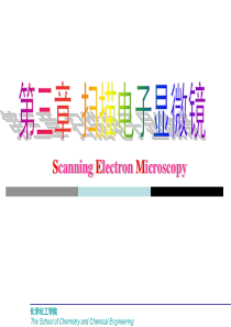现代分析测试技术-扫描电镜