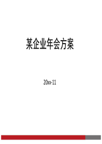 【ppt模板】年会之策划方案