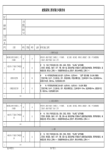 工程报价表范本(1)