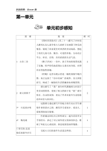 部编版小学语文五年级下册-第一单元-教学设计