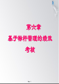 标杆管理经典实用课件：标杆管理