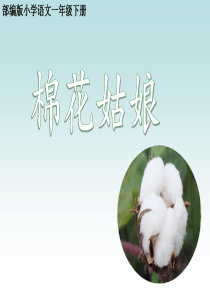 《棉花姑娘》PPT第一课时