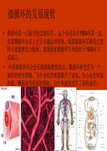 微循环的发展现状3