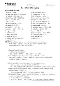 高中英语必修1至选修8重点短语及句型