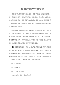 我的教育教学微案例小学数学4