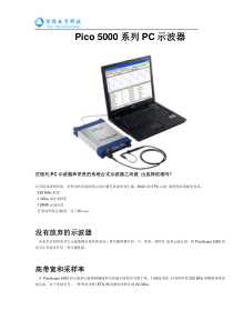 Pico示波器5000系列产品说明书