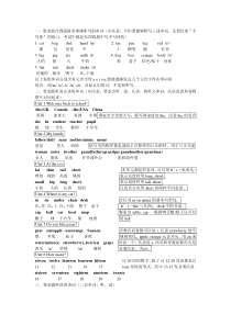 新版人教版pep小学英语三年级下册-知识点归纳--期末总复习资料