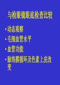 眼底血管荧光造影-PPT文档