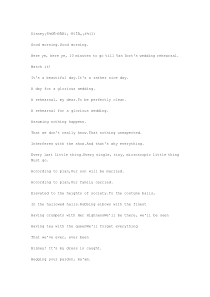 Disney《僵尸新娘》英文剧本