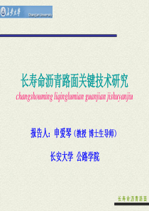 长寿命沥青路面关键技术研究
