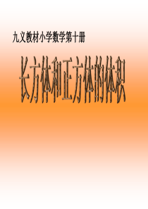 长(正)方体体积