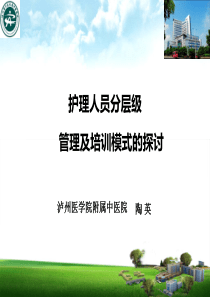 护士分层级管理及培训--陶英.