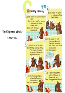 PEP人教版小学英语五年级下册Unit-3-My-school-calendar-C-Story-t