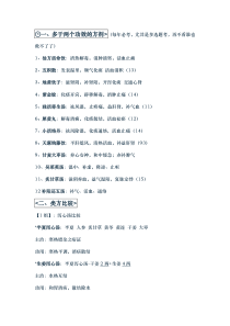 方剂学-对比总结-完美打印