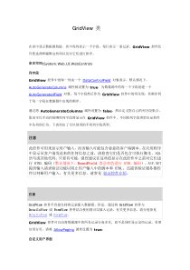 GridView+类