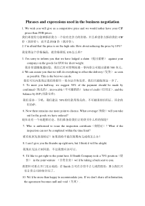 商务英语经典例句