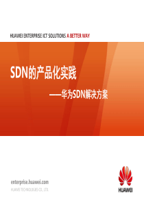 华为SDN解决方案