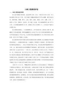 关于三峡工程的绩效评估