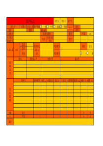 客户资料表格(保险行业)