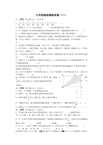 小升初选校模拟试卷