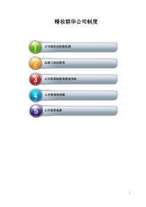 精妆联华公司运营管理制度