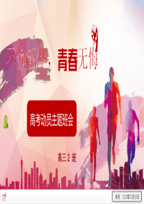 广东省梅州市梅青中学2020年高三(3)不负韶华-青春无悔(肺炎疫情期高考动员-做好学习计划)励志主