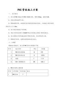PHC管桩施工方案