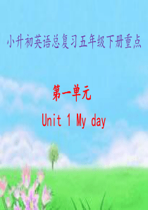 人教版pep小学英语五年级下册复习要点汇总