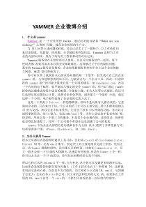 yammer产品介绍
