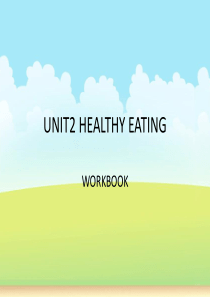 人教英语必修三unit2----workbook