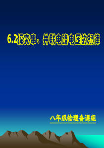 探究串、并联电路中电压的规律ppt