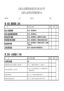 2017心电图质控评分表