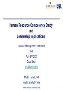 密歇根大学研究-人力资源专业人士胜任力模型(pdf-39)