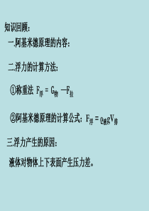 物体的沉与浮