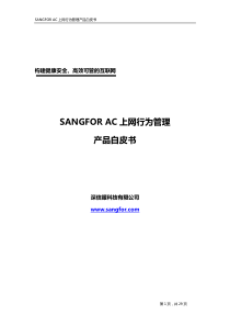上网行为管理产品介绍