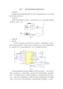 使用ADC0809的AD转换实验